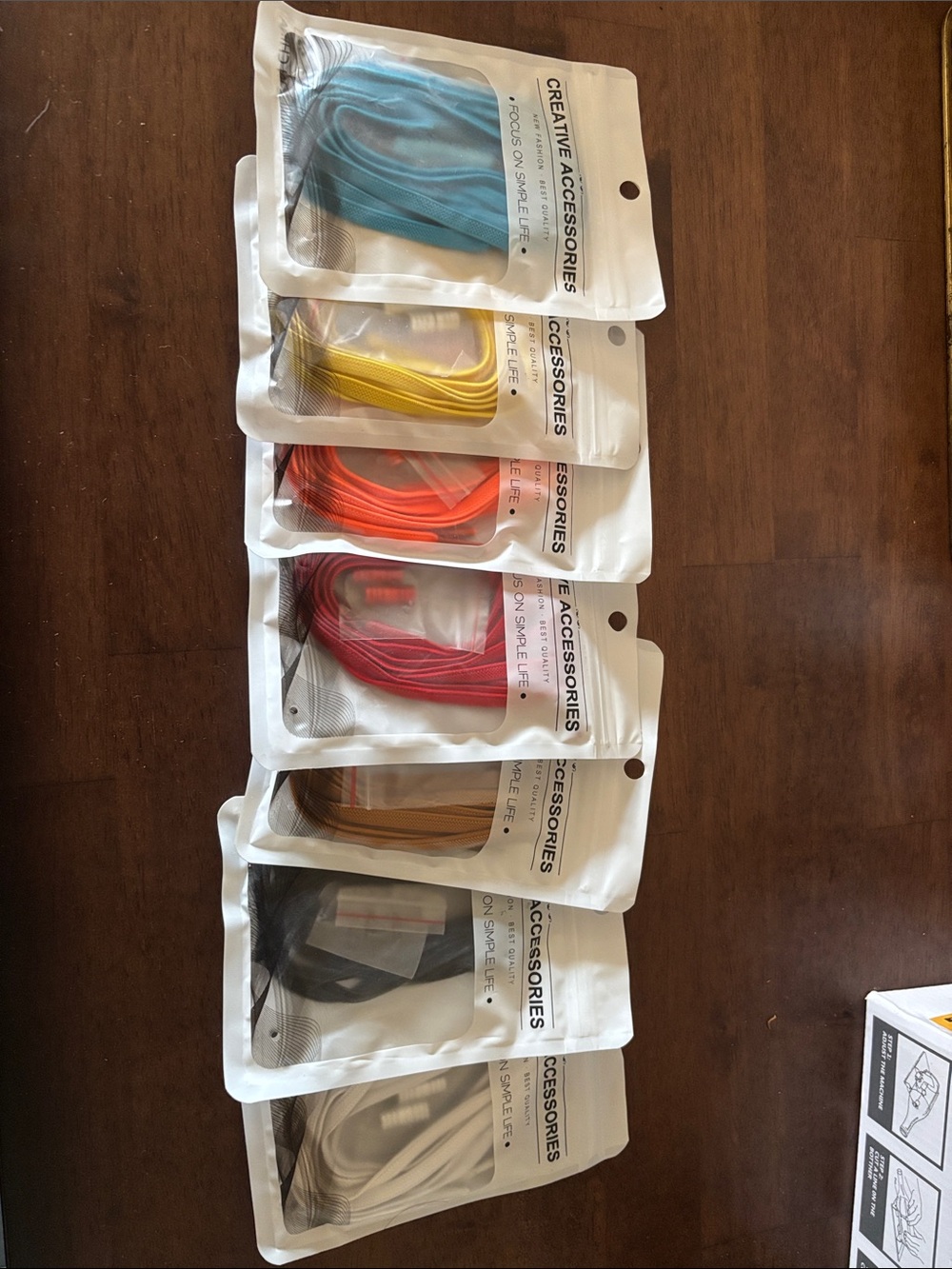 Elevated Shoe lace/ jaw string laces, multiple colors.